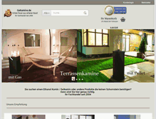 Tablet Screenshot of gelkamine.de